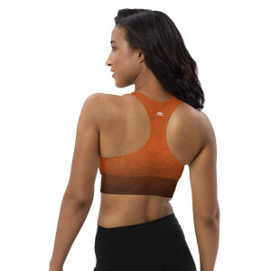 ROQ Body / Hustle Harder  Lava Longline sports bra