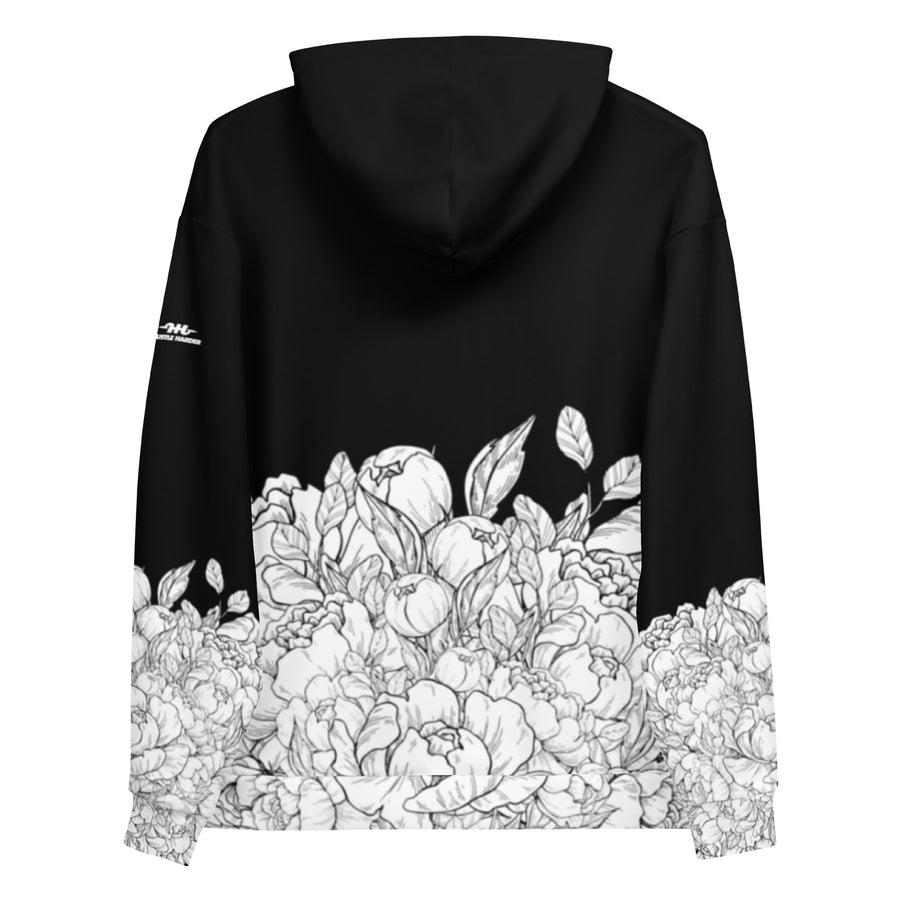 Hustle Harder Floral Unisex Hoodie