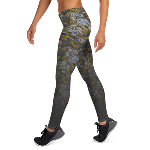 Hustle Harder Graffiti Leggings