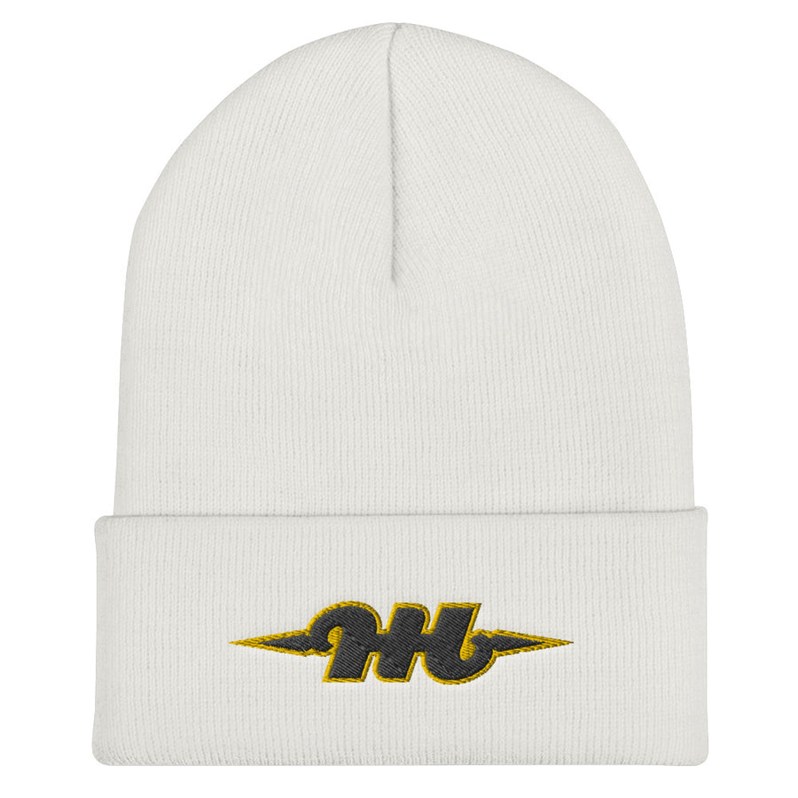 Hustle Harder Cuffed Beanie