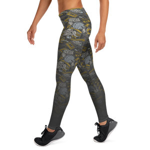 Hustle Harder Graffiti Leggings