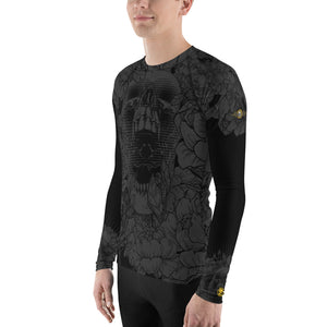 Hustle Harder Onyx Men's V2 Rash Guard