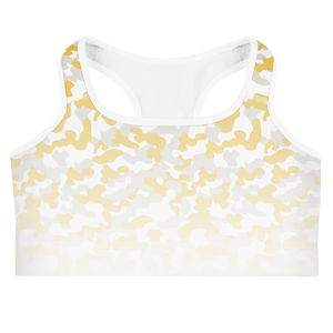 Hustle Harder Camo Sports Bra